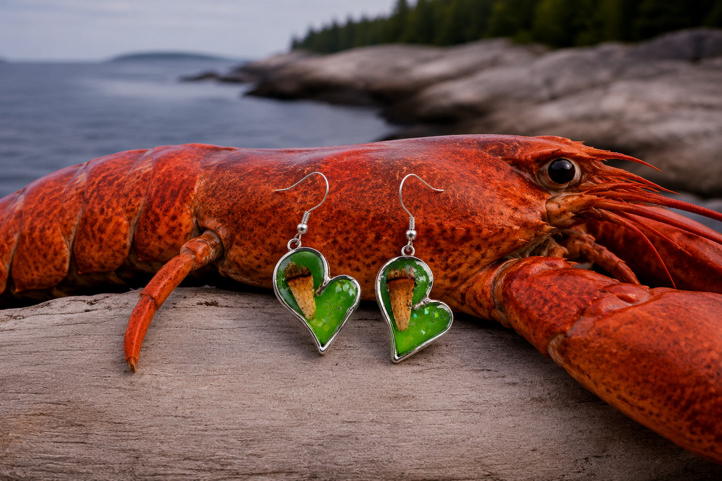 Lobster Notch Earrings
