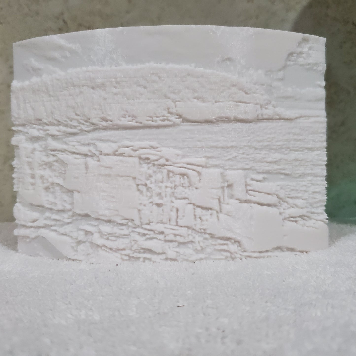 Schoodic Point Handpainted Lithophane Puck Light