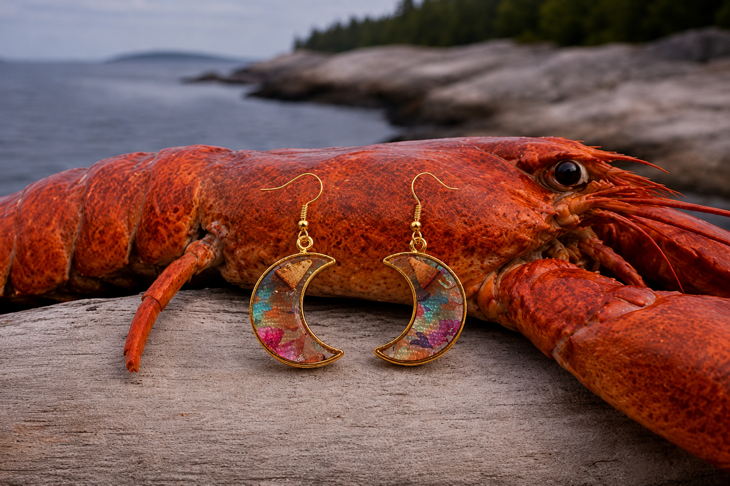 Lobster Notch Earrings