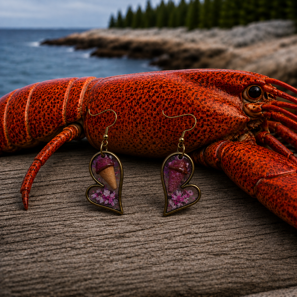 Lobster Notch Earrings
